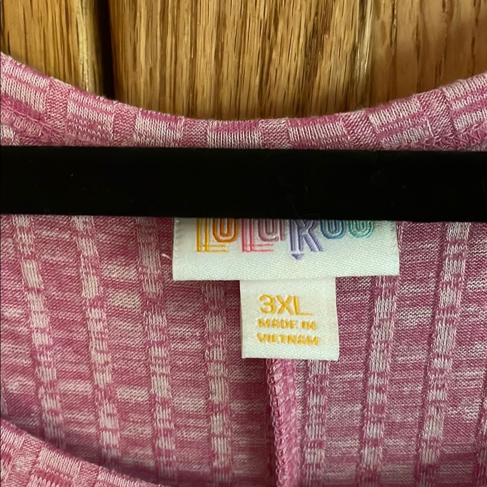 LuLaRoe Pink High Low Dress - Picture 3 of 4